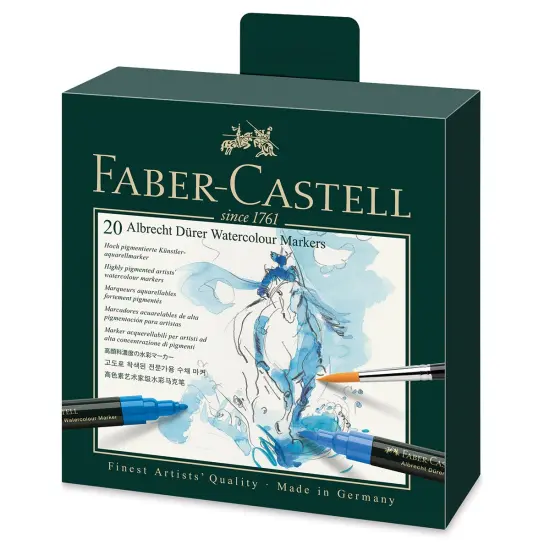 Faber-Castell Albrecht D&uuml;rer Watercolor Markers - Set of 20 {1}