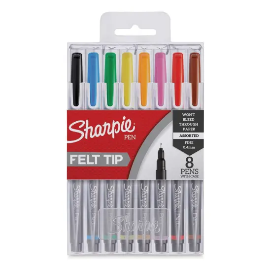 Sharpie Felt Tip Pens - Assorted Colors, Set of 8 {2}