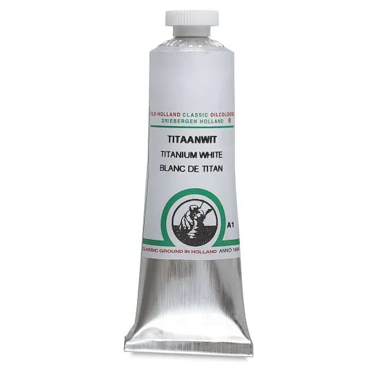 Old Holland Classic Oil Color - Titanium White, 40 ml tube {1}