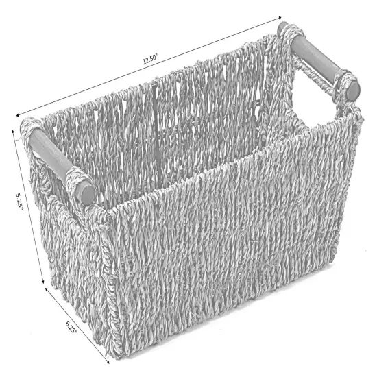 Seagrass Counter-Top Basket Great for Folded Paper Towel {6}