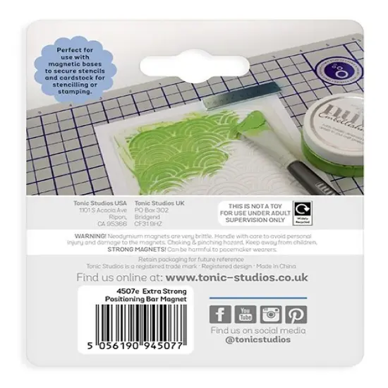 Tonic Studios Bar Magnet-63mmX13mm {3}