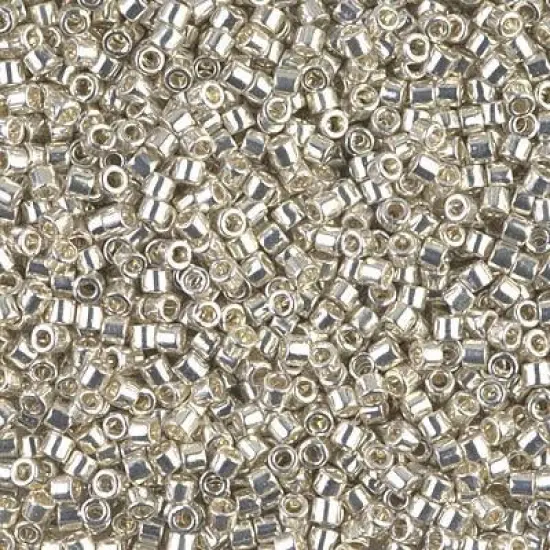 Miyuki Delica Bead 10/0, DBM0035, Galvanized Silver {1}