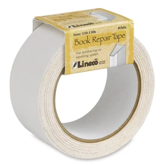 Lineco Spine Repair Tape - 2" x 15 yards, White, Cloth {1}