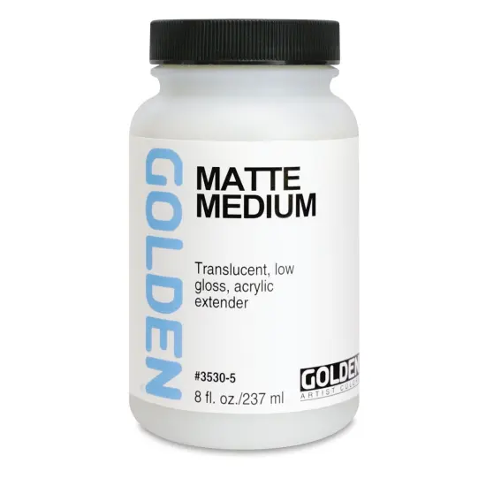 Golden Acrylic Medium - Matte, 8 oz jar {2}