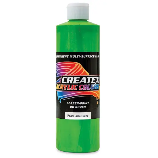 Createx Acrylics - Pearl Lime Green, Pint {1}