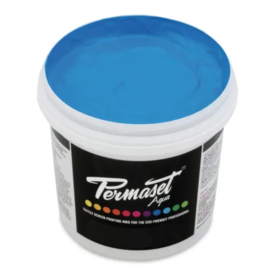Permaset Aqua Fabric Ink - Light Blue, Liter {1}
