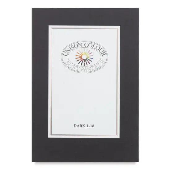 Unison Handmade Pastel Set - Dark Colors, Set of 18, Full Stick {1}