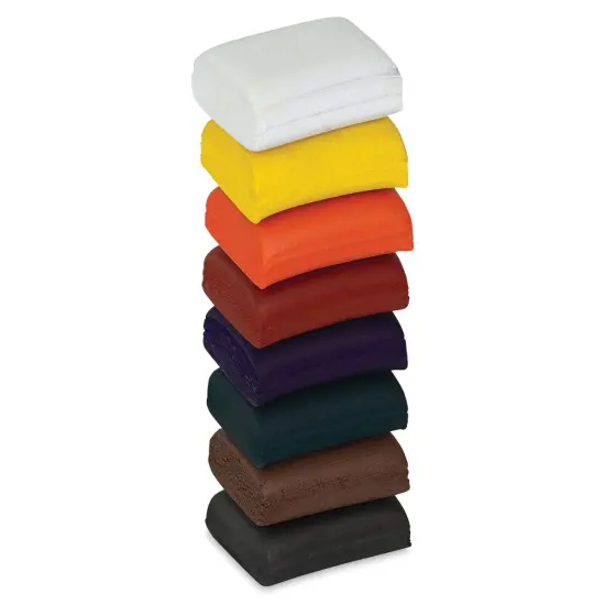Richeson Semi-Moist Tempera Cake - 8 Color Small Square Refill Pack {1}