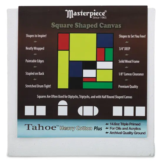 Masterpiece Tahoe Cotton Canvas Shape - Square, 8" x 8" {1}