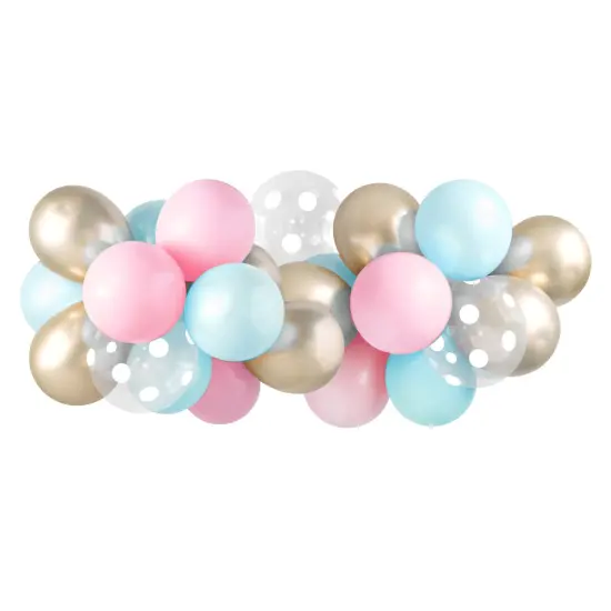 Balloon Garland - Cotton Candy (Baby Shower) {1}