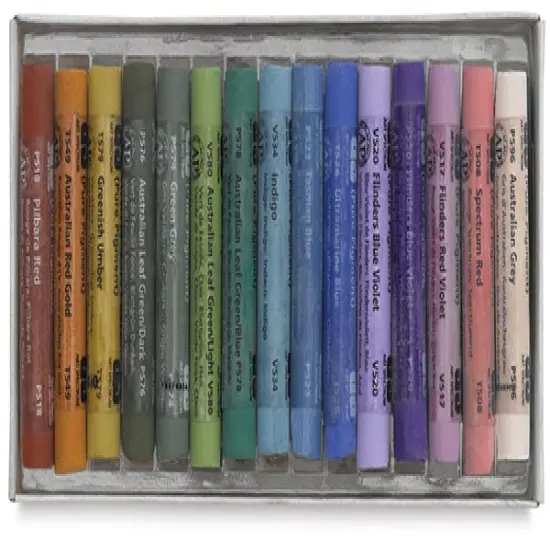 Art Spectrum Artists' Soft Pastel Set - Landscape, Set of 15 {2}