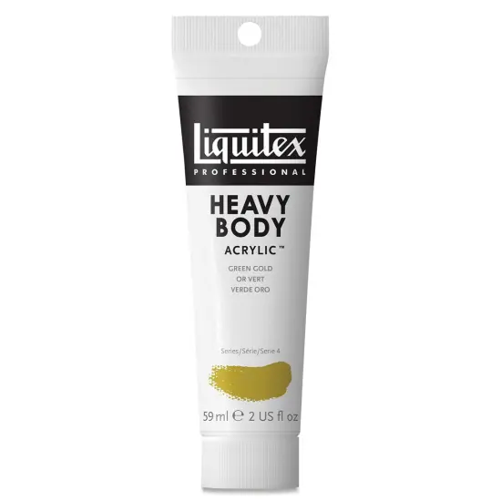 Liquitex Heavy Body Artist Acrylics - Green Gold, 2 oz Tube {1}
