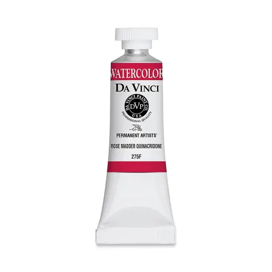 Da Vinci Artists' Permanent Watercolor - Quinacridone Rose Madder, 15 ml tube {1}