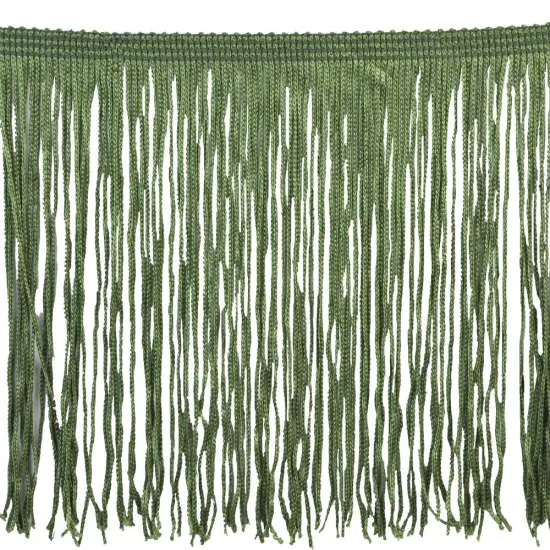 Belagio Chainette Fringe, 6" Wide, Hunter Green, 10-Yard Bolt {1}