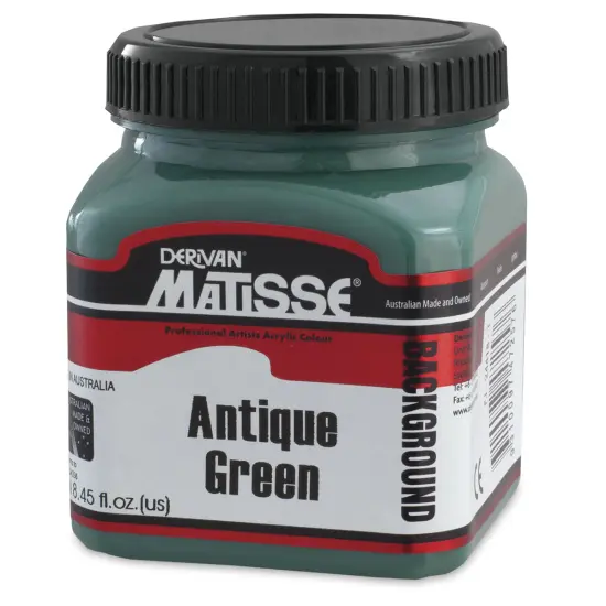 Matisse Background Colors Acrylic Paint - Antique Green, 250 ml {1}