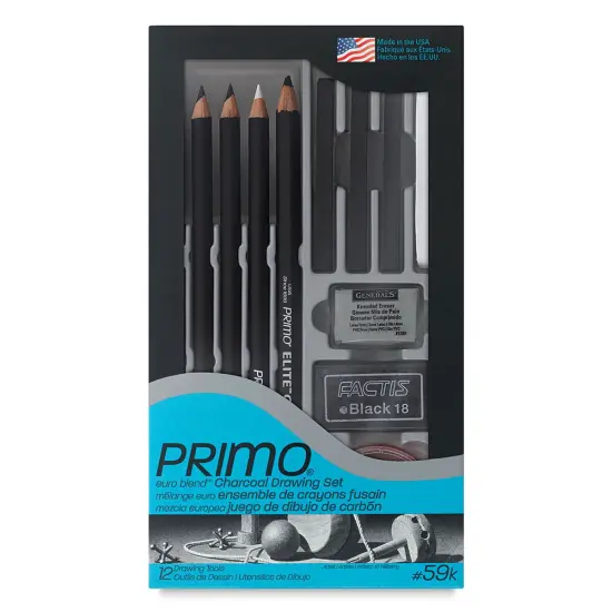 General's Primo Euro Blend Charcoal - Drawing Set {1}