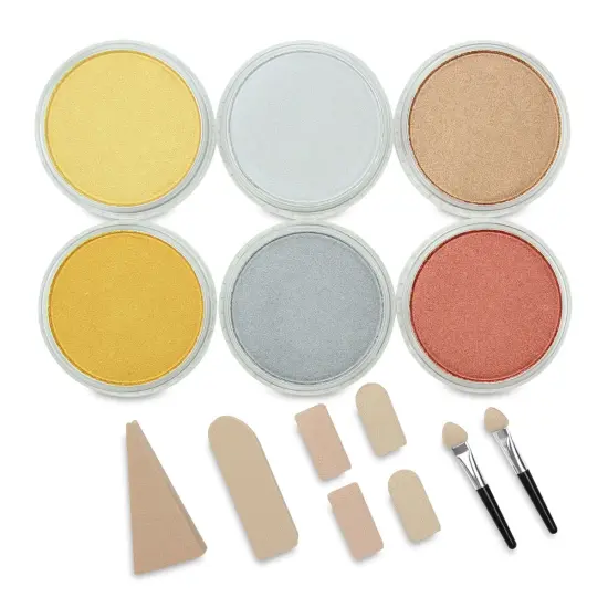 PanPastel Artists&rsquo; Painting Pastels Set - Metallics, Set of 6 {1}