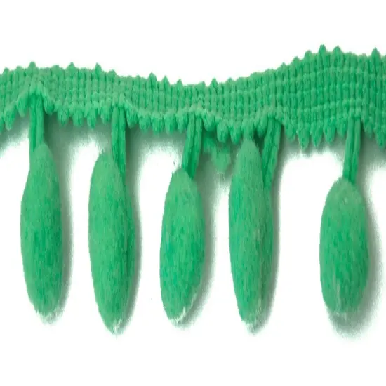 Belagio Pom Trim, 1.25" Wide, 10-Yard Bolt, Celadon Green {1}