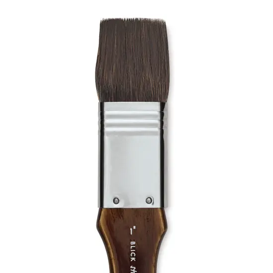 Blick Studio Natural Squirrel Brush - Flat Wash, 1" {1}
