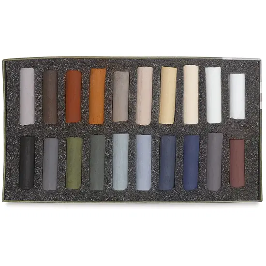 Art Spectrum Artists' Soft Pastel Set - Assorted Colors, Half Stick , Set of 20 {2}