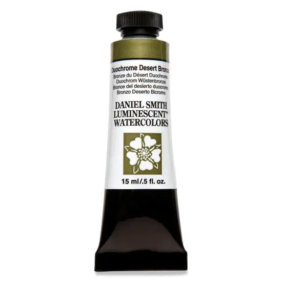 Daniel Smith Luminescent Watercolor - Duochrome Desert Bronze, 15 ml, Tube {1}