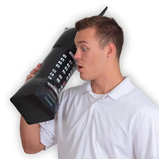 Inflatable Cell Phone Prop - Large Mobile Telephone Costume Accessories Blow Up Toy Inflatables for Adults and Kids {3}