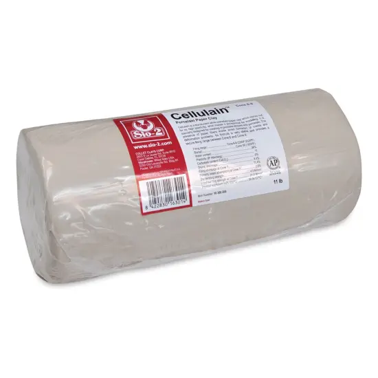 Sio-2 Cellulain Porcelain Paper Clay - 11 lb {1}