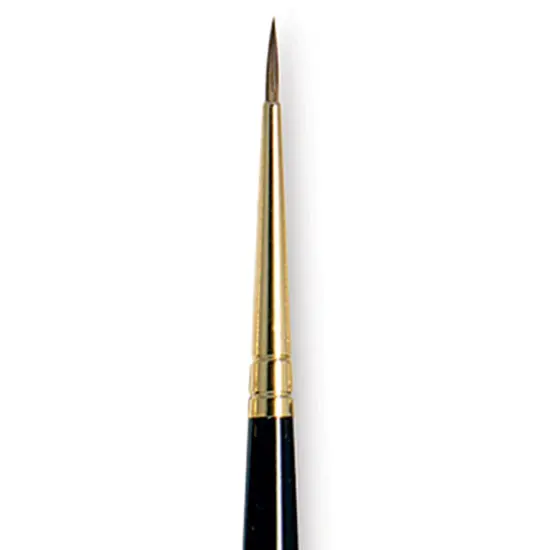Da Vinci Maestro Kolinsky Brush - Full Belly Round, Short Handle, Size 3 {1}