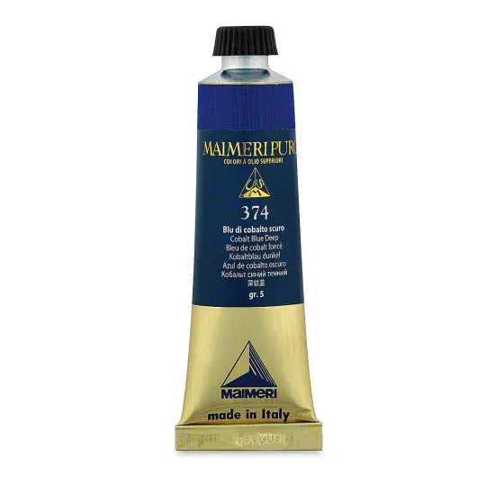 Maimeri Puro Oil Color - Cobalt Blue Deep, 40 ml tube {1}