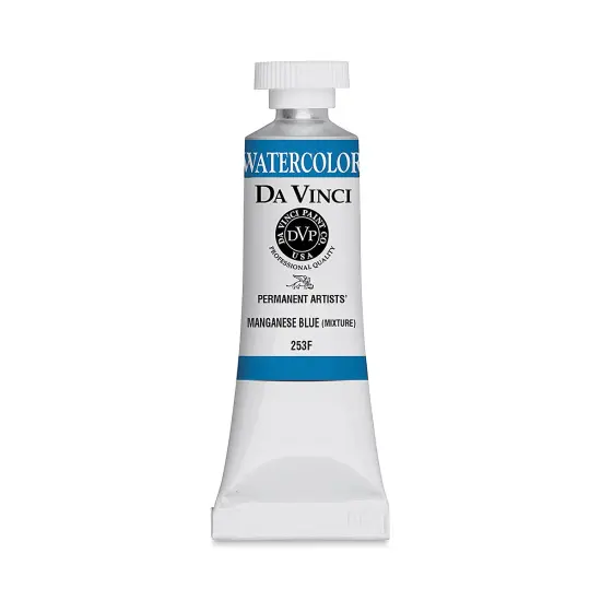 Da Vinci Artists' Permanent Watercolor - Manganese Blue Mixture (CL), 15 ml tube {1}