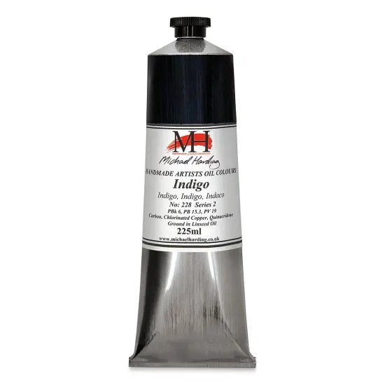 Michael Harding Artists Oil Color &ndash; Indigo, 225 ml tube {1}