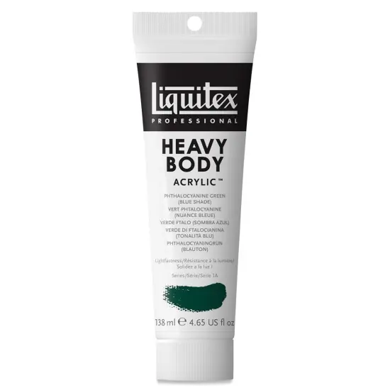 Liquitex Heavy Body Artist Acrylics - Phthalo Green (Blue Shade), 4.65 oz Tube {1}