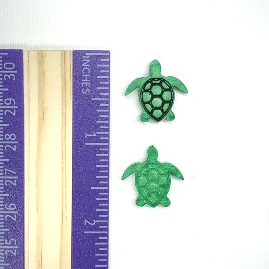 Turtle Studs Earring Mold [Detailed] (A9) {3}