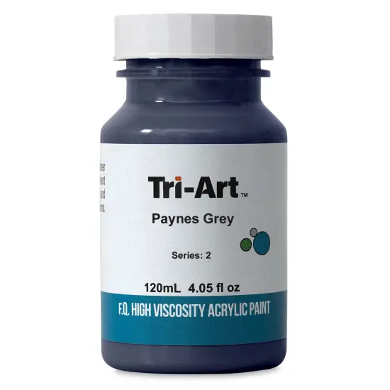 Tri-Art Finest High Viscosity Artist Acrylic - Payne's Gray, 120 ml jar {1}