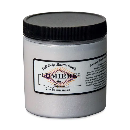Jacquard Lumiere Acrylic - Super Sparkle, 8 oz Jar {1}