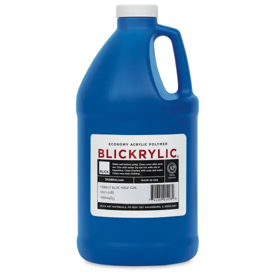 Blickrylic Student Acrylics - Cobalt Blue, Half Gallon {2}