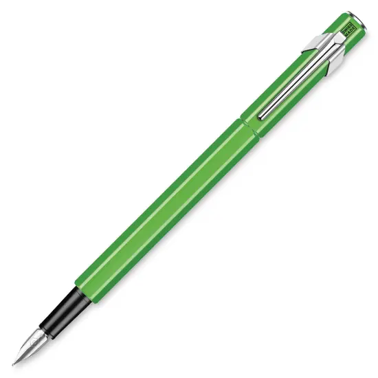 Caran d&rsquo;Ache 849 Fountain Pen, Fluorescent Green, Fine Nib {1}