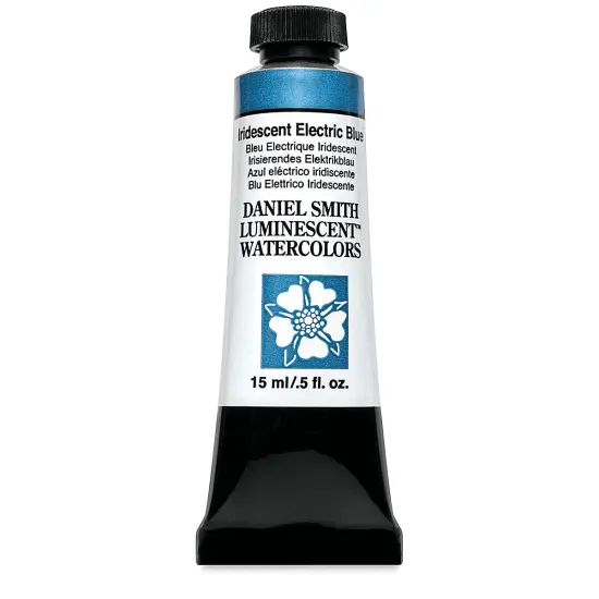 Daniel Smith Luminescent Watercolor - Iridescent Electric Blue, 15 ml, Tube {2}