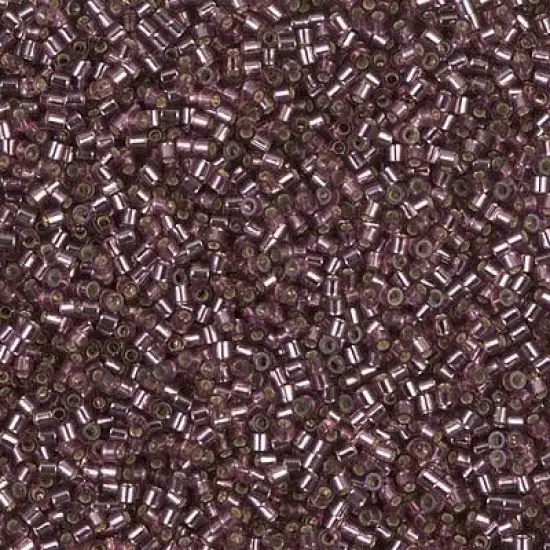 Miyuki Delica Bead 15/0, DBS1204, Silver Lined Mauve {1}
