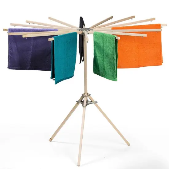 16-Arm Collapsible Floor Clothes Dryer {2}