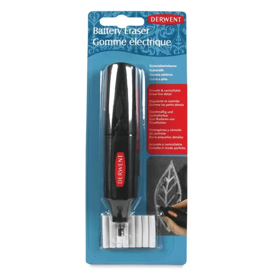 Derwent Battery-Operated Eraser - Silver {1}
