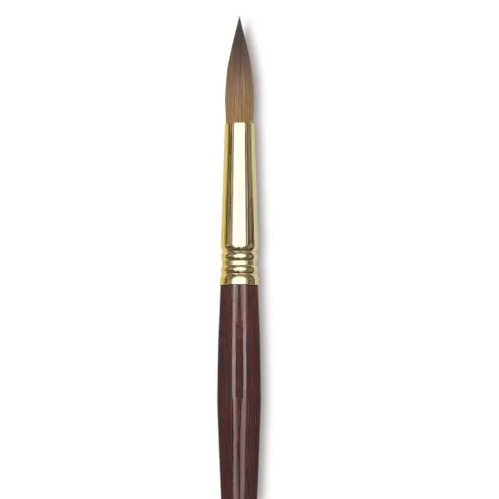 Escoda Reserva Kolinsky-Tajmyr Sable Brush - Pointed Round, Short Handle, Size 12 {1}