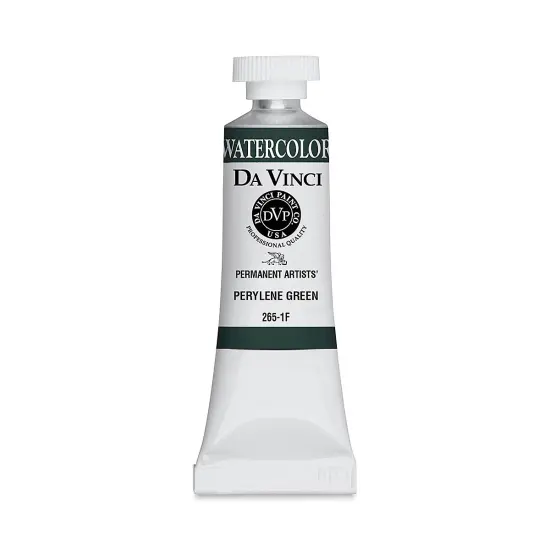 Da Vinci Artists' Permanent Watercolor - Perylene Green, 15 ml tube {1}