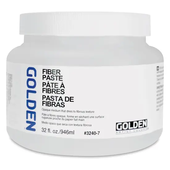 Golden Molding Paste Medium - Fiber, 32 oz jar {2}