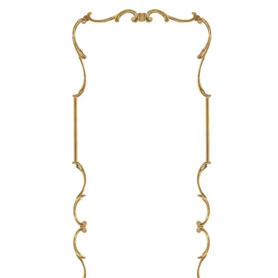 Large Baroque Design Wall Stencil | 3041B by Designer Stencils | Reusable Art Craft Stencils for Painting on Walls, Canvas, Wood | Reusable Plastic Paint Stencil for Home Makeover | Easy to Use & Clean Art Stencil {2}