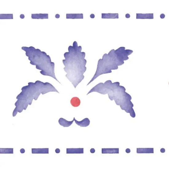 Small Oak Leaf Wall Stencil | 619B by Designer Stencils | Reusable | Easy to Use & Clean Art Stencil {2}