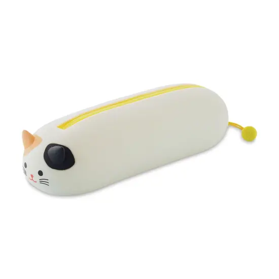 PuniLabo Lying Down Zipper Pouch - Calico Cat {1}