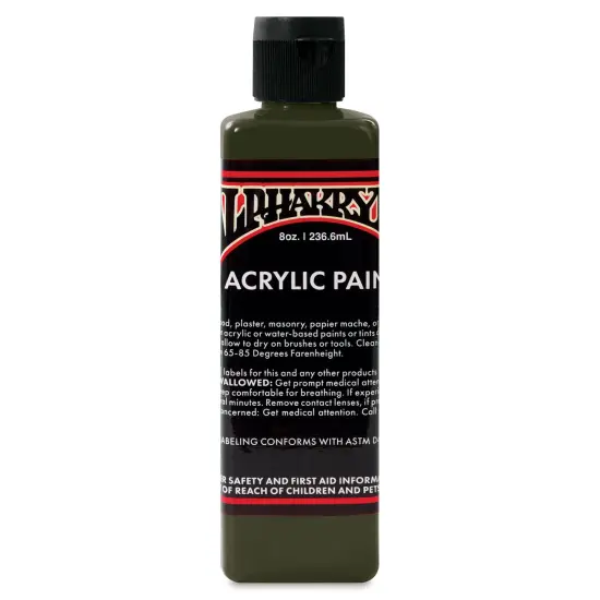 Alpha6 Alphakrylic Acrylic Paint - Army Green, 8 oz {1}