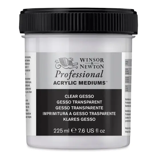 Winsor & Newton Acrylic Gesso - 225 ml, Clear {1}