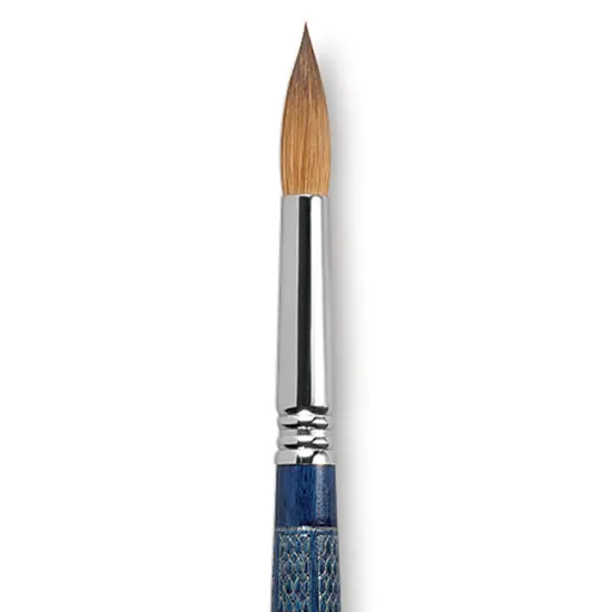 Escoda Optimo Kolinsky Sable Brush - Pointed Round, Long Handle, Size 14 {1}